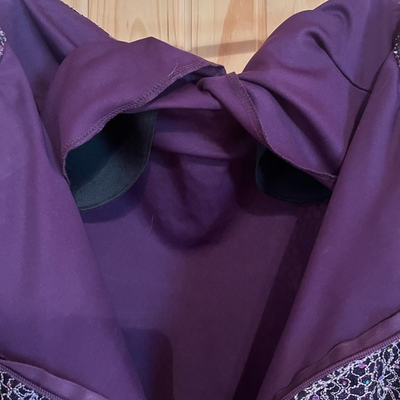 Deep lavender strapless formal - Picture 7 of 8